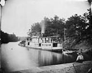 Steamer *D.C. West of Kingston* at Jones Falls. (Rideau Canal) [ca. 1880].
