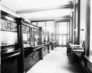 Interior of the Bank of Ottawa November, 1901.