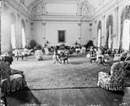 Interior of the Ball Room at Rideau Hall July, 1898.