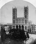 Basilica Notre Dame, Place d'Armes ca. 1870