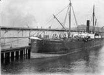 [Steamer "Corunna" at wharf] n.d.