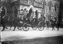 Earl Grey arriving at Opening of Parliament December, 1909.