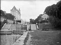 Chateau Laurier and Canal Locks 1912.