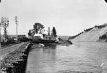 Nechako River showing railway plant 1915.