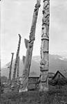 Totem Poles at Kitwanga, B.C 1915