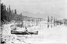 Lake Patricia, with boat 1914.