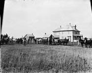 Mr. *Rogersons* old & new homesteads, 21 miles north of Morden (Manitoba) (980- Volume 26, page 38) Sept. 1905