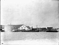 Gulf of Georgia [Salmon] Cannery (showing cannery-houses-boats) 1868-1923
