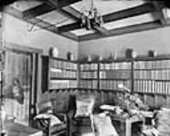 Interior of Mr. Peterson's Library - (No.) 11 (C.P.R. (Canadian Pacific Railway)) 1868-1923