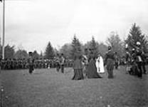 [Presentation of Colours to 7th Regiment by H.R.H. The Duke of Cornwall and York, London, Ont.] October 12, 1901.