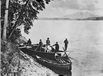 (Canada Alaska Boundary) "Ogilvie's Party on the Yukon, carrying in two years' provisions, 1887."