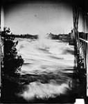 Chaudiere Falls from Suspension Bridge [between 1867-1870].