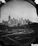 (Parliament Buildings) Parliament Buildings and Canal August, 1869.