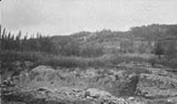 Clay slide, Athabasca River District, Alta 1913