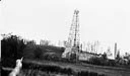 Oil Derrick at Nakamun, Alta Sept. 30, 1913