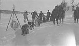 Winter survey, Athabasca R., Alta 1923