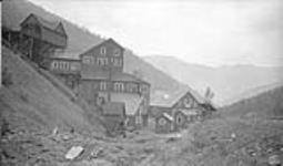Silversmith Mill on Carpenter Creek, Sandon, B.C Aug. 1927