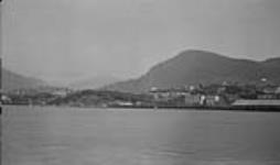 View of Prince Rupert from off the coast, B.C June 1928