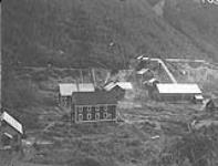 Slocan Mining Division, Sandon-Kaslo, B.C. Lucky Jim bunk houses and concentrator looking South Sept. 1928
