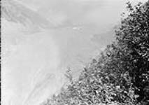 Porter-Idaho on left in distance, Marmot Glacier, Stewart, B.C June 1928
