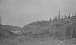 Tip of LaBine Point, looking West, No. 1 vein Discovery point X, Great Bear Lake, N.W.T Aug. 1931