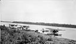 R.C.A.F. planes at Fort Fitzgerald, Alberta Aug. 1931