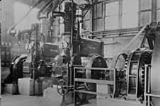 Monarch Mill: Interior view of Power House - compressors, Field, B.C Sept. 1935