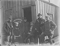C.P.R. (Canadian Pacific Railway) office. Klondike Rush Apr. 1898