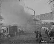 Str. 'Yukoner' on fire Apr. 1900