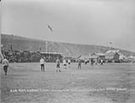 Victoria Day, N.W.M.P. Grounds, Lacrosse face-off 1903