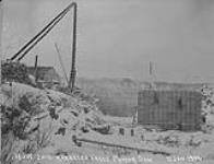 Kakabeka Falls power dam, [Ont.]. 11 Jan., 1906 11 Jan. 1906