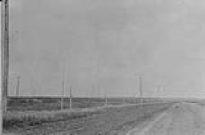 Main Highway leading west from Battleford, Sask 1920
