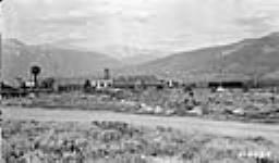 Foreground at Jasper, Colin Range in background 1921