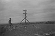 Triangulation station, White Hill, Pictou, N.S. [P.E. Palmer in photo] 1923