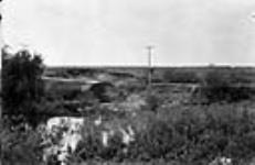Washout on road, Tp. 19-14-2 [North of Qu'Appelle, Sask.] 1923