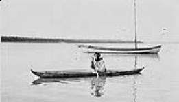 A Kayak [with Eskimo] 1910