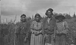 Group from the Sikanni [Sekani] First Nation near Fort Nelson, B.C, 1921 1921