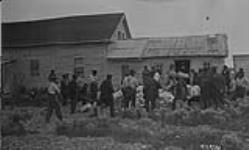 Rae Settlement, Great Slave Lake, Indian destitute supplies. 1925