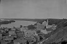 Almaville, Que., near Shawinigan, showing St. Maurice River above dam 1925