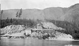 Stone quarry on Pitt River, B.C 1926