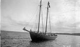 Ship launched, Shelburne, N.S 1927