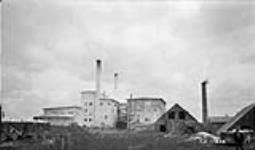Gypsum mill at Hillsboro, N.B. Raw gypsum is manufactured into plaster and plaster paris 1928