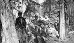 Indians at White River, Sask, 1928