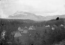 Stone Indian Camp on Cascade River, Alta 1902