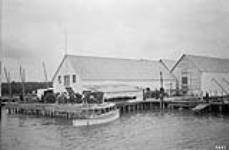Fish storage buildings, Warren Landing N. end Lake Winnipeg, Man 1913