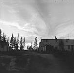 The Anglican Indian Residential school at sunset 1948