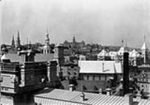 City Hall and Parliament Buildings from Laval between 1883 and 1908