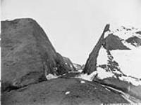(Construction - Crow's Nest Pass Line, Nov. 1897 - Aug. 1898.) Looking west Station 408, 5-3-98 Nov. 1897 - Aug. 1898
