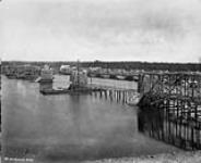 Intercolonial Railway. S.W. Miramichi Bridge/L'Intercolonial. Pont de Miramichi pres de Newcastle June-Aug. 1875