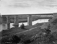 Intercolonial Railway. Bridge/L'Intercolonial. Pont de Grand-Métis [Québec] June-Aug. 1875.